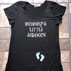 Maternity short sleeve top